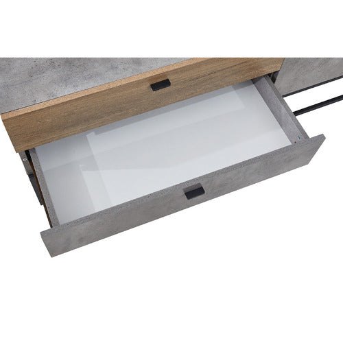 MIKASA FURNITURE 160CM CEMENT GREY JASON TV UNIT
