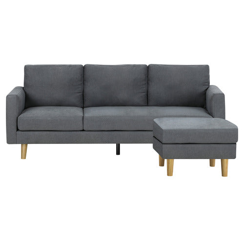 LIVING FUSION VANESSA 3 SEATER SOFA WITH REVERSIBLE CHAISE
