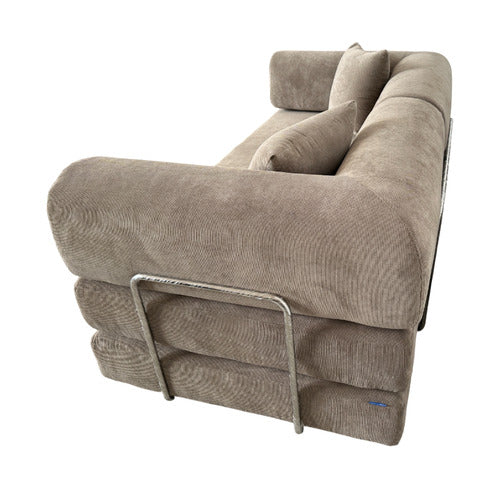 MIKASA FURNITURE KIRAN 3 SEATER DOUBLE CORDUROY SOFA BED