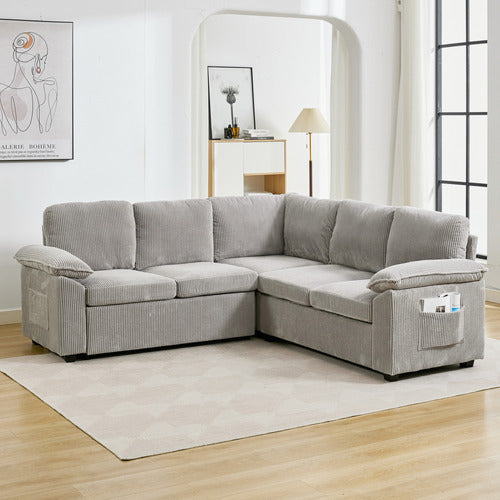 CASSINGTON HOME EVIANA 5 SEATER SINGLE MODULAR SOFA BED