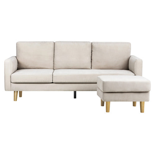 LIVING FUSION VANESSA 3 SEATER SOFA WITH REVERSIBLE CHAISE