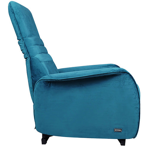 YORK STREET ARUZHAN VELVET RECLINER ARMCHAIR
