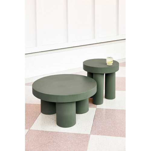 MAKKARI POLYSTONE OUTDOOR COFFEE TABLE