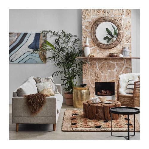TRIBAL EXPRESSIONS AUTHENTIC MALAWI REED ARMCHAIR
