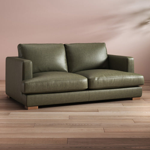 HAVEN 2 SEATER GENUINE LEATHER SOFA