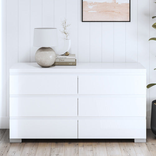 WEST VALLEY INTERIORS PIPER 6 DRAWER CHEST
