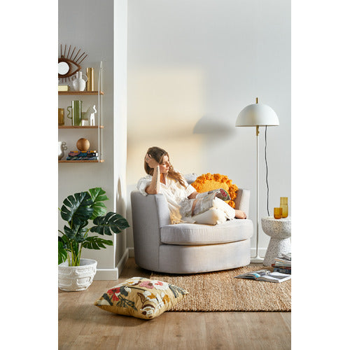 KILLIAN OVERSIZED SWIVEL ARMCHAIR