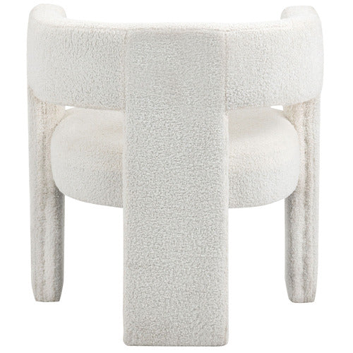 POMAIRE 3 LEGGED BOUCLE OCCASIONAL CHAIR