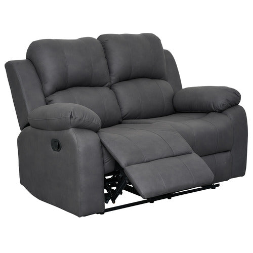 BY DESIGNS RIVOIRE 2 SEATER MANUAL RECLINER SOFA