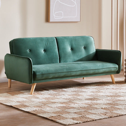 CHELSEA 3 SEATER VELVET SOFA BED