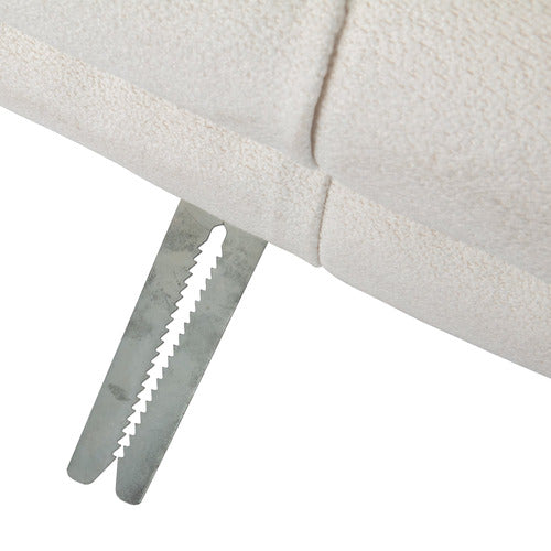 EVER DREAMING LIVING ELLA 76CM BOUCLE LOUNGE CHAIRS (SET OF 3)