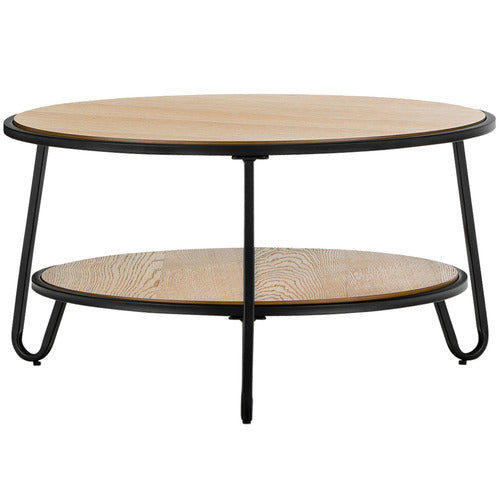 CONTINENTAL DESIGNS MACY ROUND COFFEE TABLE
