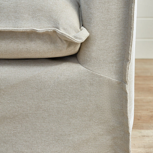 MONTAUK SLIPCOVER REVERSIBLE CHAISE SOFA