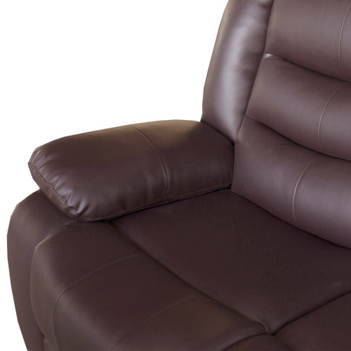 SOUTHERN STYLERS IPANEMA 2 SEATER FAUX LEATHER RECLINER SOFA
