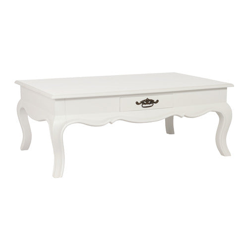 LA VERDE 2 DRAWER FRENCH PROVINCIAL COFFEE TABLE