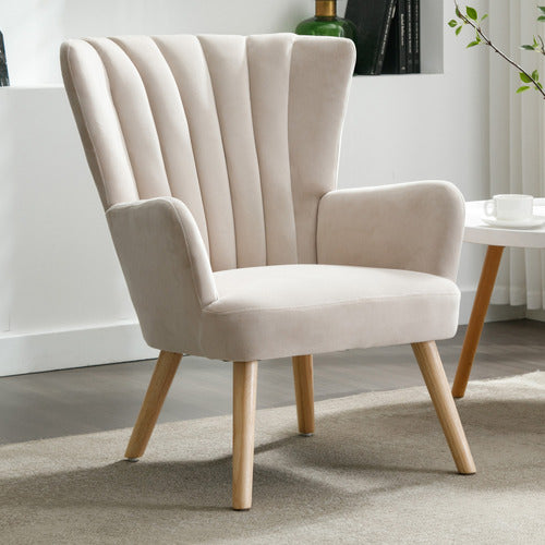 CASSINGTON HOME ELYSE VELVET ARMCHAIR