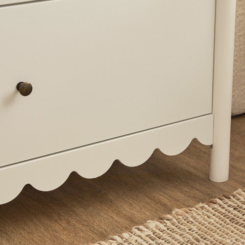 MADDISON LANE WHITE AMELIE 3 DRAWER CHEST