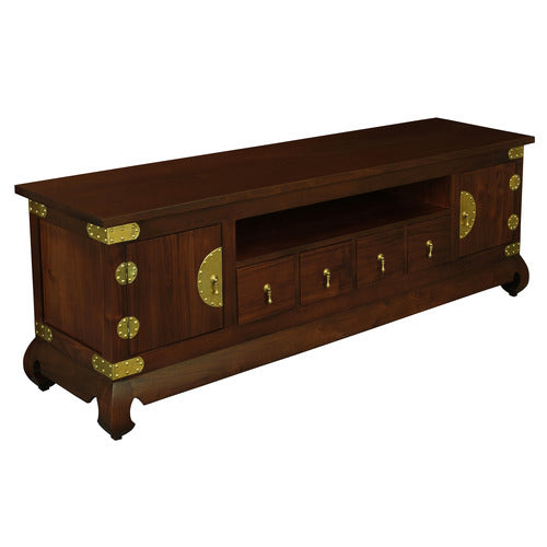 LA VERDE 190CM VINTAGE STYLE CHINESE ENTERTAINMENT UNIT