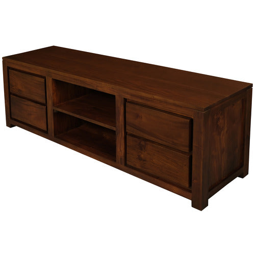 LA VERDE BELGIUM 4 DRAWER ENTERTAINMENT UNIT