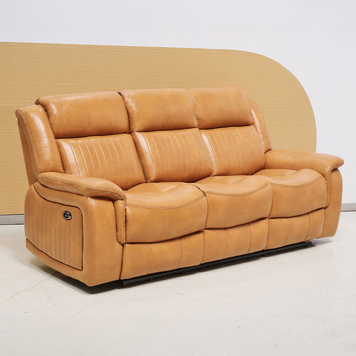 BY DESIGNS MARCIELA 3 SEATER ELECTRIC RECLINER SOFA