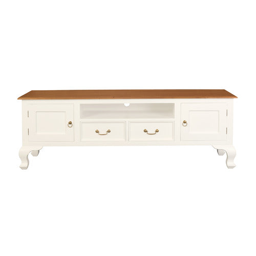 LA VERDE QUEEN ANN 2 DOOR 2 DRAWER ENTERTAINMENT UNIT
