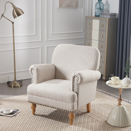 CASSINGTON HOME DARVIN STRIPE ARMCHAIR