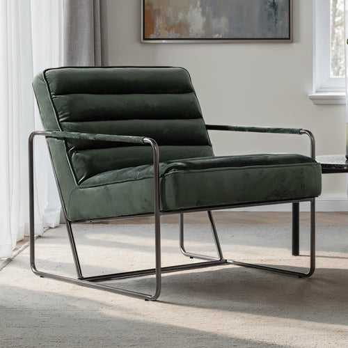 BROOKLYN AND BELLA MONIKA VELVET ACCENT CHAIR
