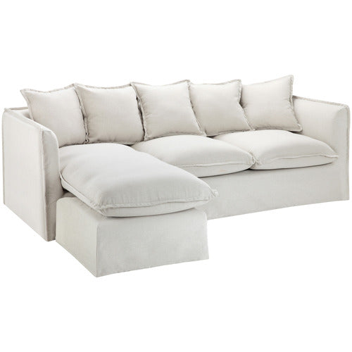 MONTAUK SLIPCOVER REVERSIBLE CHAISE SOFA