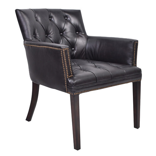 CHARTWELL HOME ALGERNON LEATHER OCCASIONAL CHAIR