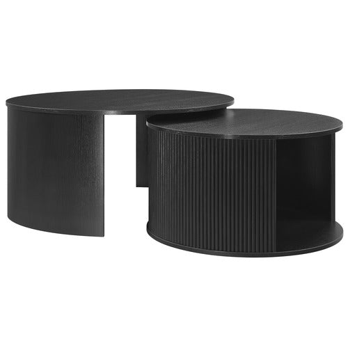 CORE LIVING 2 PIECE CALEIGH NESTING COFFEE TABLE SET