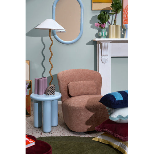 MONTY BOUCLÉ SWIVEL ARMCHAIR