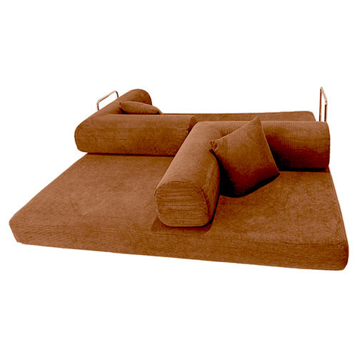 MIKASA FURNITURE KIRAN 3 SEATER DOUBLE CORDUROY SOFA BED