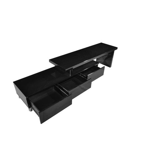 BY DESIGNS XENA LARGE ENTERTAINMENT UNIT IN BLACK