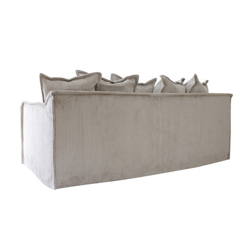 HYDE PARK HOME CUMULUS 3 SEATER CORDUROY SLIPCOVER SOFA