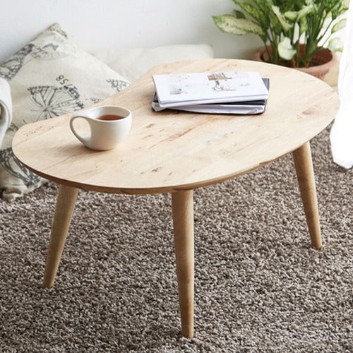 MAJA ANSEL DESIGN PEANUT RUBBERWOOD COFFEE TABLE