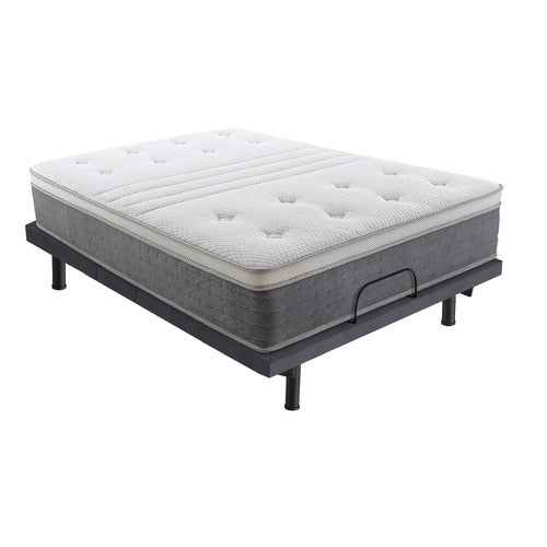 BEDFORD HOME BLACK NUNEZ STEEL MOTION LONG SINGLE BED