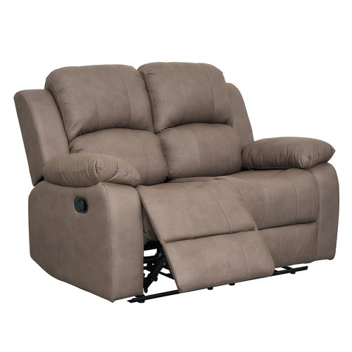 BY DESIGNS RIVOIRE 2 SEATER MANUAL RECLINER SOFA