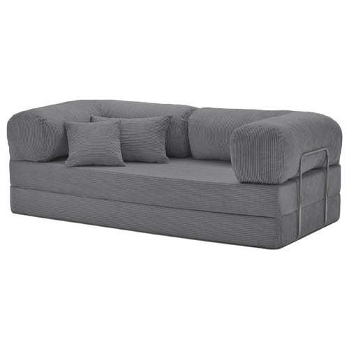 MIKASA FURNITURE KIRAN 3 SEATER DOUBLE CORDUROY SOFA BED