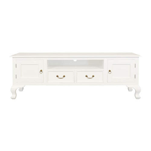 LA VERDE QUEEN ANN 2 DOOR 2 DRAWER ENTERTAINMENT UNIT