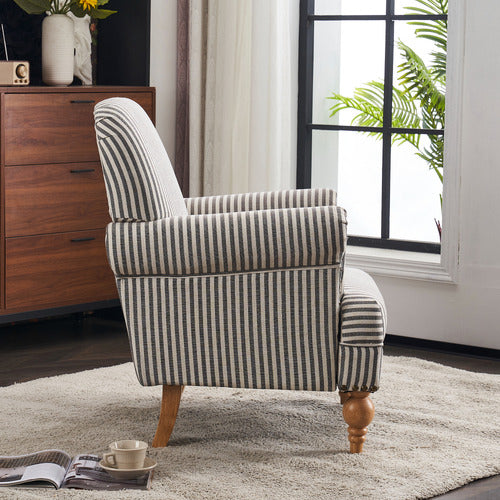 CASSINGTON HOME DARVIN STRIPE ARMCHAIR