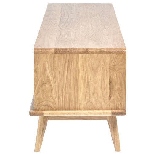 140CM OSCAR SOLID OAK TV UNIT