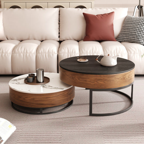 SHIRLEY LANE FURNITURE 2 PIECE LUISA NESTING COFFEE TABLE SET