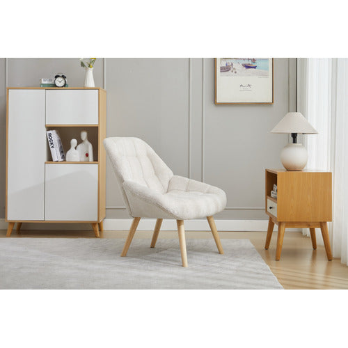 CASSINGTON HOME BRITTANY RUBBERWOOD ACCENT CHAIR