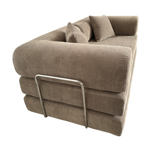 MIKASA FURNITURE KIRAN 3 SEATER DOUBLE CORDUROY SOFA BED