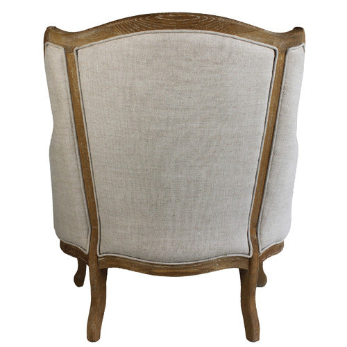 NATURALLY PROVINICIAL FRENCH COUNTRY HIGH BACK WING ARMCHAIR