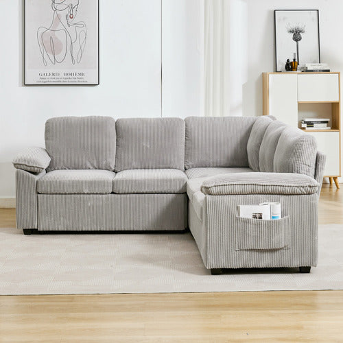 CASSINGTON HOME EVIANA 5 SEATER SINGLE MODULAR SOFA BED