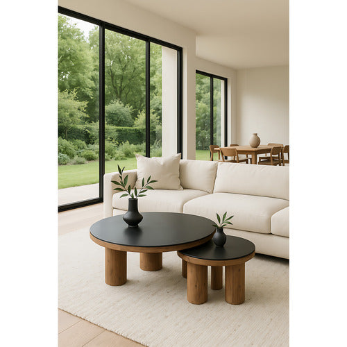 ELMBANK FURNITURE TARAN ROUND COFFEE TABLE