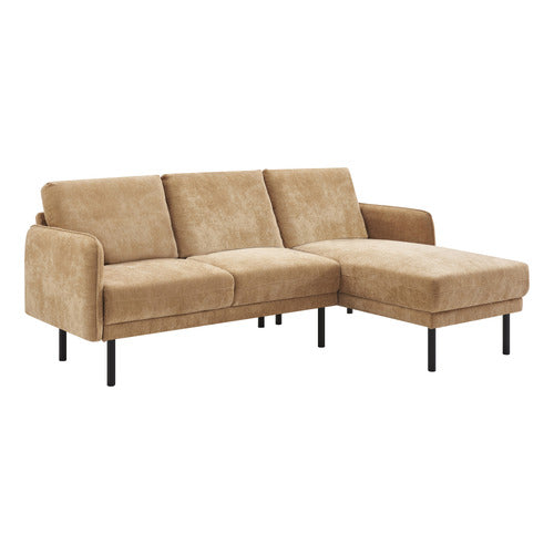 CORE LIVING SKADI 3 SEATER UPHOLSTERED SOFA WITH RIGHT CHAISE