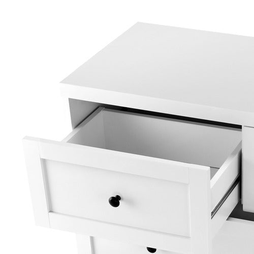 LIVING FUSION WHITE AURORA 5 DRAWER CHEST