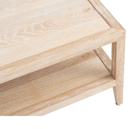HAMILTON FURNITURE FRENCH OAK WOOD COFFEE TABLE